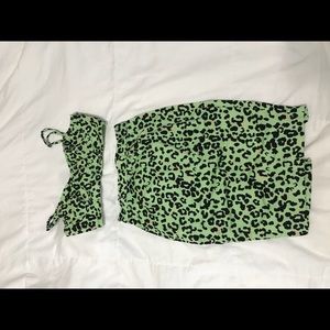Two piece cheetah set